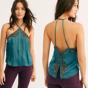 Free people intimately beaded top sz m xs